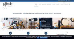 Desktop Screenshot of musikbeck.de